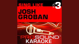 The Prayer Karaoke Instrumental Track In The Style Of Josh Groban The Prayer Karaoke Instrumental Track In The Style Of Josh Groban