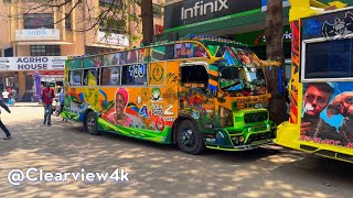 Sampling The Beautiful Nganyas In Nairobi Kenya. Matatu Culture To The World 4K 60Fps
