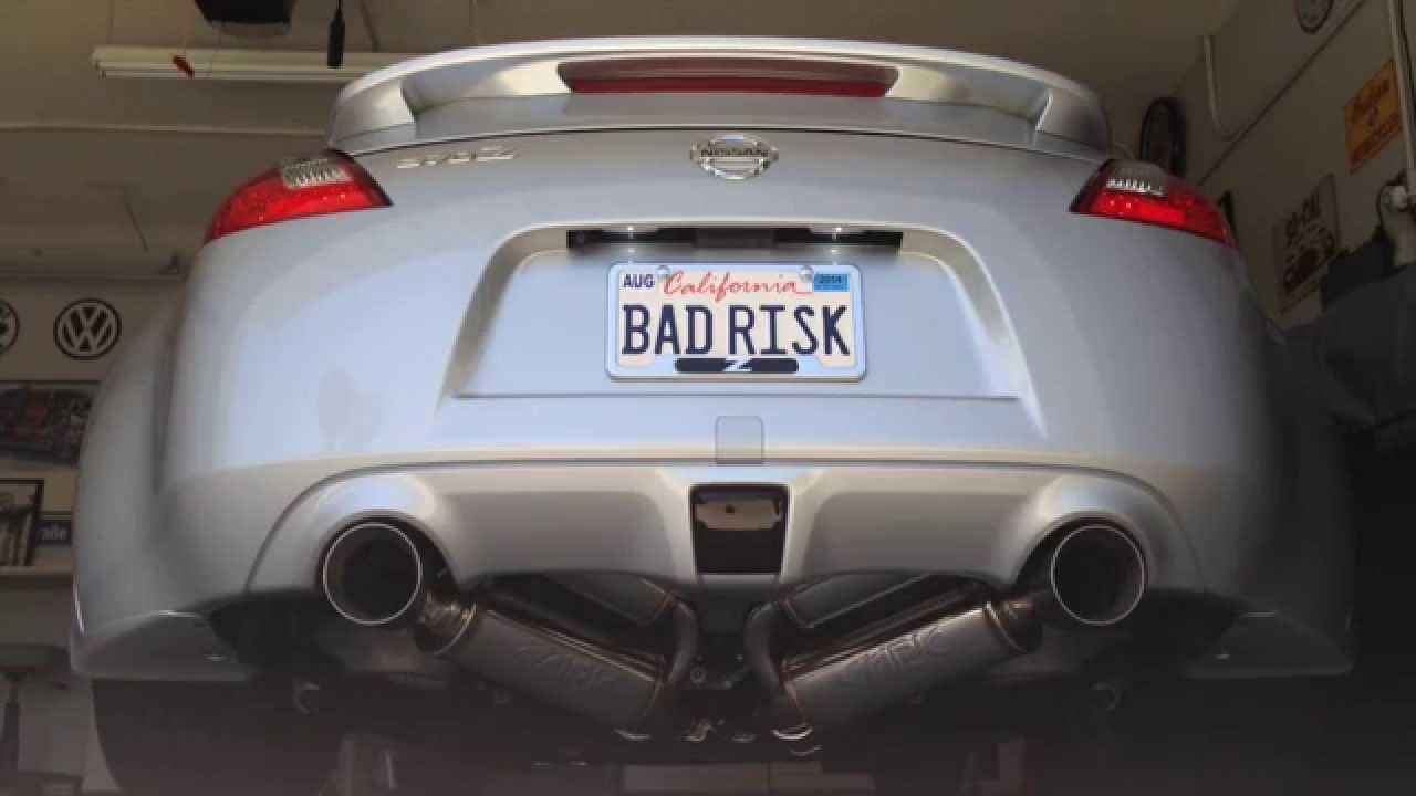 ARK GRiP Cat-Back Exhaust (cbe) on Nissan 370Z - YouTube