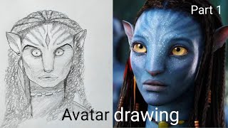 Avatar Drawing Tutorial Art Work Part 1.