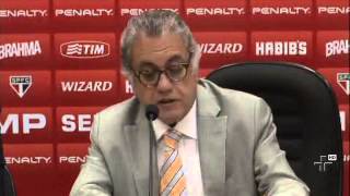 Presidente do São Paulo fala sobre Alan Kardec