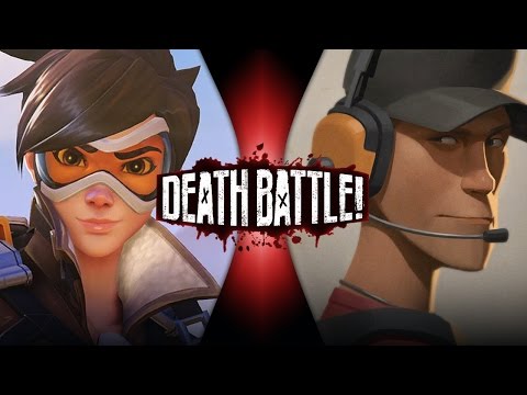Tracer VS Scout (Overwatch VS Team Fortress 2) | DEATH BATTLE!