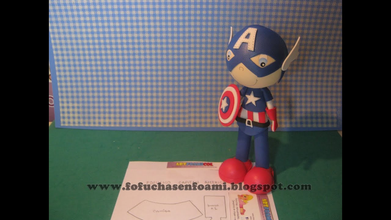 Capitan America En Foamy Capitan America En Foamy