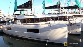 2019 Lagoon 40 Catamaran - Deck and Interior Walkaround - 2018 Cannes Yachting Festival