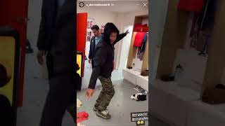 Jesse Lingard, Morgan Gibbs-White And Serge Aurier Dancing After Their Huge Win