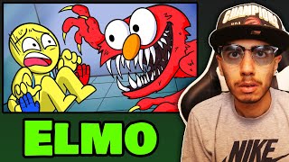 PLAYER vs. ELMO MOD?! (Poppy Playtime Animation) | Reaction!