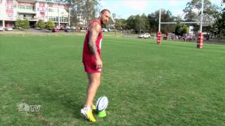 Kicking goals with Quade Cooper | Super Rugby Video Highlights