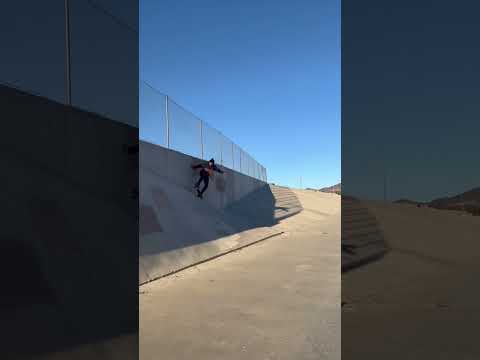 5-0 fakie at the wave ditch