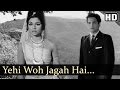 Yehi Woh Jagah Hai | Yeh Raat Phir Na Aayegi Songs | Sharmila Tagore | Biswajeet | Filmigaane