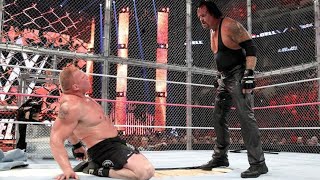 The Undertaker Vs Brock Lesnar Hell In A Cell War