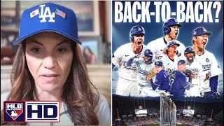 Dodgers Back-To-Back World Series - Alanna Rizzo Reacts Dodgers Take 2-0 Nlds Lead Over Phillies