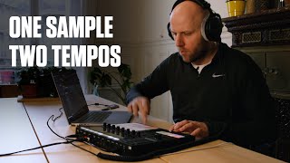 One sample, two tempos - Beatmaking on Maschine