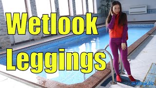 Wetlook Sport Leggings | Wetlook Girl Leggings | Wetlook Girl Sport Look