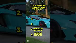 Top 5 Best Cars Eminem Owns