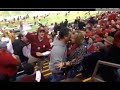 Alabama Fan Turnbuckle Jump Onto OU Fans - Pour Some Sugar On Me