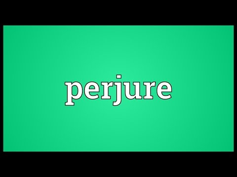 Header of perjure