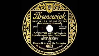 Watch Bing Crosby Down The Old Ox Road video
