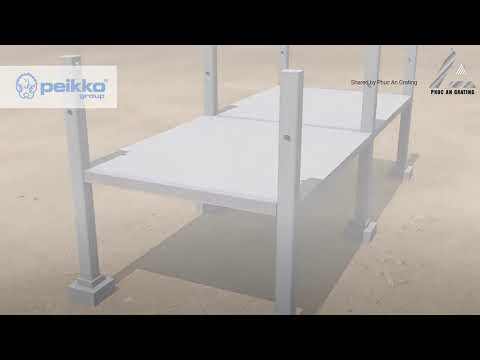Mô phỏng quy trình lắp dựng nhà tiền chế 3D - Chi tiết