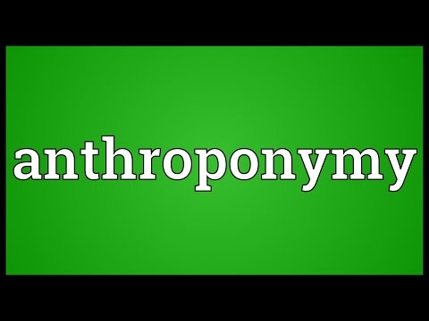 Header of anthroponymy