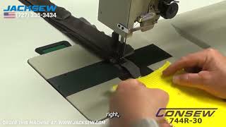 Consew 744R-30 Long Arm Walking Foot Machine for Marine Sewing