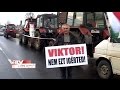 Földadó: traktorokkal zárták el az utakat