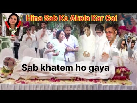 Hina Sab Ko Akela Kar Gai Sab Khatem Ho Gaya