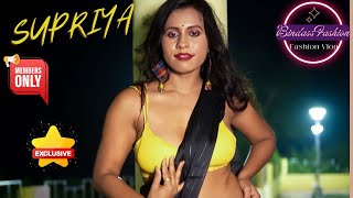 Supriya I Black Saree I Bind Fashion I Bong Crush I Saree Lover