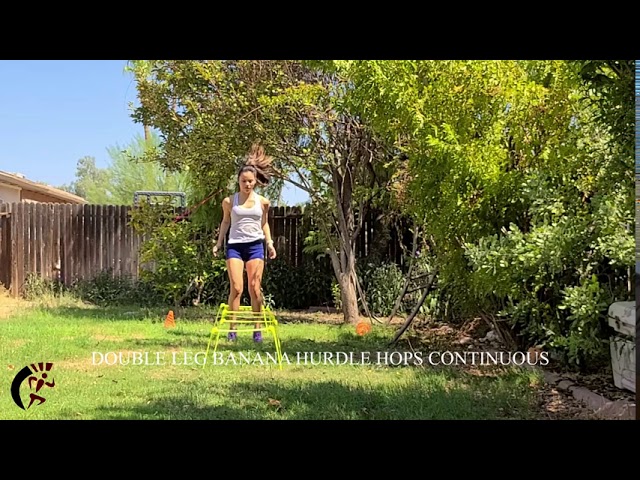 Double Leg Banana Hurdles continuous