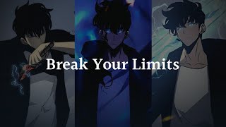 Break Your Limits Sun Jin-Woo Epic Speech Solo Leveling Motivation Amv