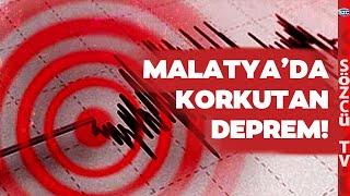 Malatya’da Korkutan Deprem! Büyüklüğünü AFAD Duyurdu