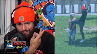 Jorge Masvidal calls out Conor McGregor, throws flying knee at Stugotz | The Dan Le Batard Show