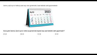 Newton Yayınları 6.Sınıf Deneme 5 Soru 1
