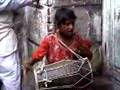 Indian Girl Sings and Plays Drum With... Indian Girl Sings and Plays Drum With...