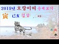 2019년 호랑이띠 2019년 기해년 호랑이띠 띠별 월별 사주 운세