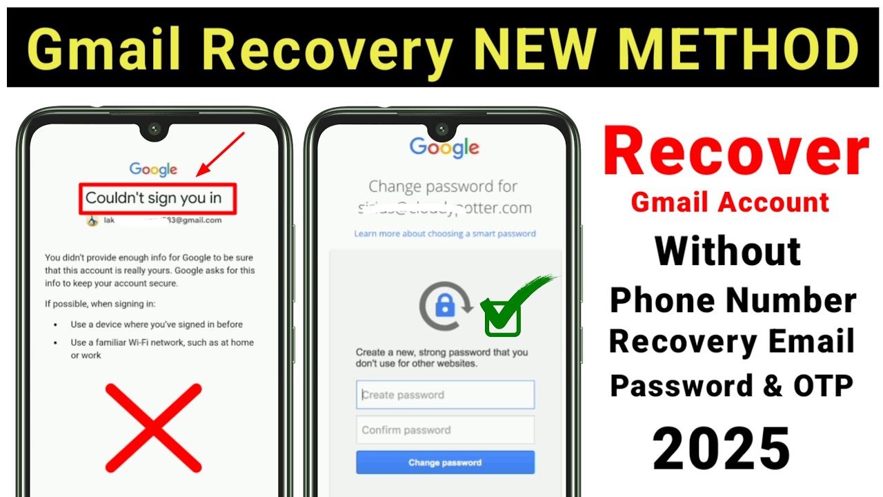 How to Recover Gmail Password Without Recovery Email And How to Recover Gmail Password Without Recovery Email And