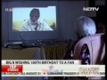 NDTV 24 X 7 News 18 Aug 2013 55sec Big B Wish 100 Years Old Fan 23 26pm