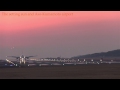 阿蘇くまもと空港夕陽の奇跡! 全国から航空マニア大挙集結! The setting sun and Aso-kumamoto airport2014.01.16