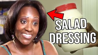 Woman Takes Lessons From Big Ed And Uses Salad Dressing As Hair Conditioner To Save Money