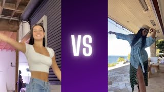 Charli D'Amelio vs Addison Rae tiktok dance battle
