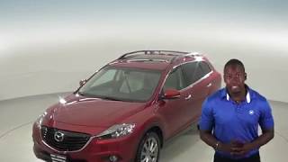 A96851GT - Used, 2015, Mazda CX-9, Red, SUV, 3rd Row, Test Drive, Review, For Sale -