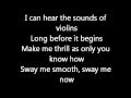 michael buble - sway lyrics