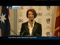 Julia Gillard: PM's XI Official Luncheon