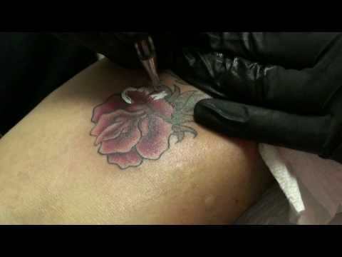 tattoo work in progress body
