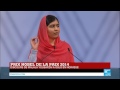 REPLAY - Revoir le discours de Malala Yousafzai pour le prix Nobel de la paix en intégralité