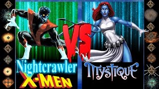 Nightcrawler Marvel Comics Vs Mystique Marvel Comics - Ultimate Mugen Fight 2016