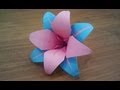 Origami Water Lily (page 2). YouTube Flower Video Tutorials