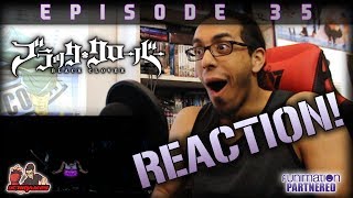 BLACK CLOVER EP. 35 REACTION + Predictions!! | MY GOD YAMI!!