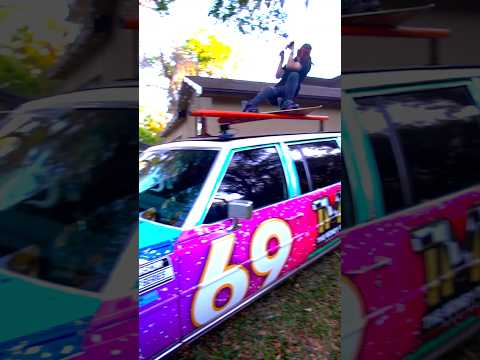 Snowboarding in Florida with the help of our zipline and the Pit Viper limo!