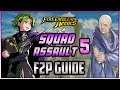 [F2P 4* + Fjorm] Squad Assault 5 Guide (No Skill Inheritance or Seals) - Fire Emblem Heroes