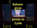 Rahane gives jersey to Nathan Lyon | Rahane sweet gesture | #shorts